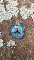 Encased Moldatvite Glass Pendant